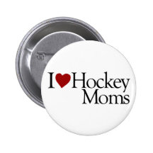 J'aime des mamans d'hockey (Sarah Palin) Badge Avec Épingle