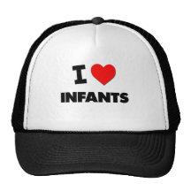 J'aime des nourrissons casquette
