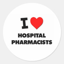 J'aime des pharmaciens d'hôpital adhésif
