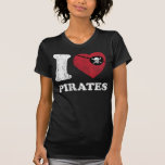 j'aime des pirates refroidis le rétro T-shirt vint