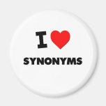 J'aime des synonymes magnets