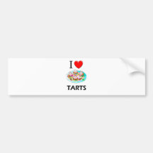J'aime des tartes autocollants pour voiture