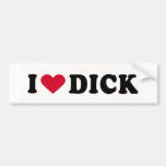 J'AIME DICK AUTOCOLLANTS POUR VOITURE