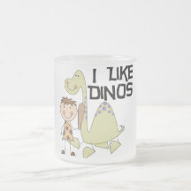 J'aime Dinos - des T-shirts et des cadeaux de garç Tasses À Café