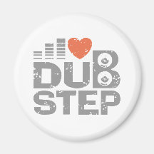 J'aime Dubstep Magnets Pour Réfrigérateur
