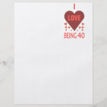 J'aime être 40 années prospectus personnalisés