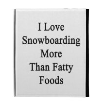 J'aime faire du surf des neiges les nourritures pl coque iPad