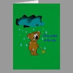 J'aime faire pipi sous la pluie cartes
