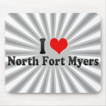 J'aime Fort Myers du nord, Etats-Unis Tapis De Souris
