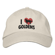 J'aime Goldens Casquettes Brodées
