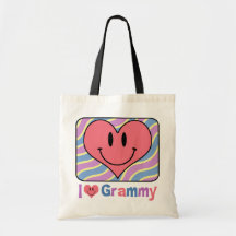 J'aime Grammy Sac En Toile