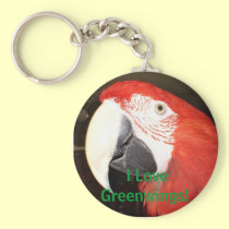 J'aime Greenwings ! porte-clés