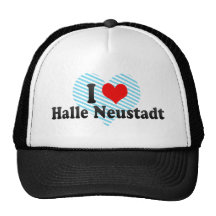 J'aime Halle Neustadt, Allemagne Casquettes