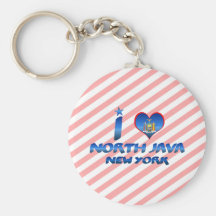 J'aime Java du nord, New York Porte-clefs