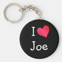 J'aime Joe Porte-clé