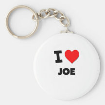J'aime Joe Porte-clé