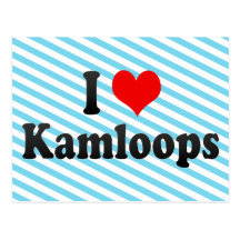 J'aime Kamloops, Canada. J'aime Kamloops, Canada Cartes Postales