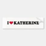 J'AIME KATHERINE AUTOCOLLANT POUR VOITURE
