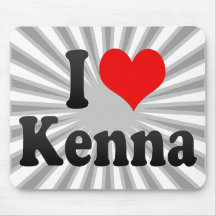 J'aime Kenna Tapis De Souris