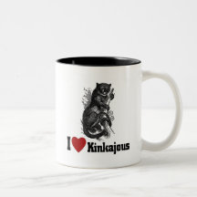 J'aime Kinkajous Mug À Café