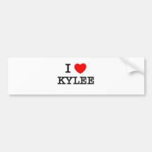 J'aime Kylee Adhésifs Pour Voiture