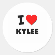 J'aime Kylee Autocollants