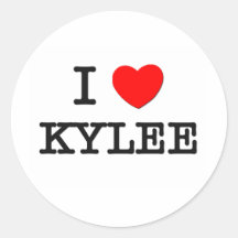 J'aime Kylee Autocollants