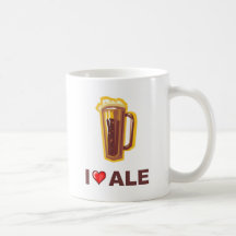 J'aime la bière anglaise mugs à café