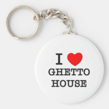 J'aime la Chambre de ghetto Porte-clé