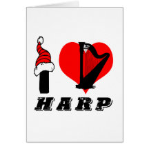 J'aime la conception d'harpe cartes