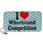 J'aime la concurrence de Wheelstand Haut-parleur Notebook