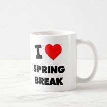 J'aime la coupure de ressort mug
