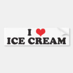 J'aime la crème glacée ! Adhésif pour pare-chocs Autocollants Pour Voiture
