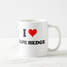 J'aime la haie de cap mugs