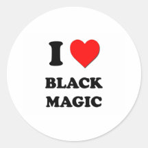 J'aime la magie noire adhésifs