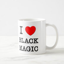 J'aime la magie noire mugs à café