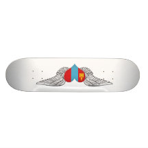 J'aime la Mongolie - ailes Planches À Roulettes
