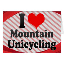 J'aime la montagne Unicycling Carte