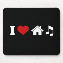 J'aime la musique Mousepad de Chambre Tapis De Souris