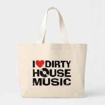 J'aime la musique sale de Chambre Sacs Fourre-tout
