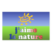 J'aime La Nature I Love Nature in French