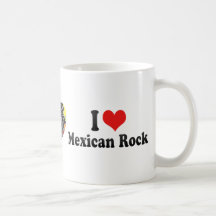 J'aime la roche mexicaine mugs à café