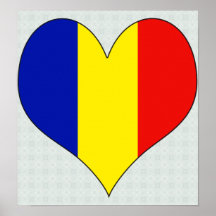 J'aime la Roumanie Posters