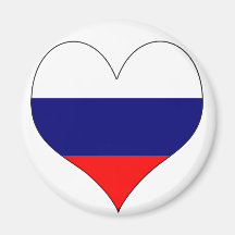 J'aime la Russie Aimant Pour Réfrigérateur