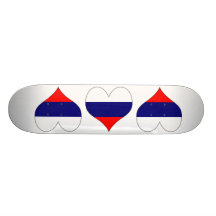 J'aime la Russie Plateau De Planche À Roulettes