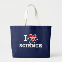 J'aime la Science Sac En Toile
