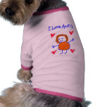 J'aime la tante manteaux pour chien