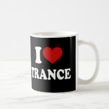 J'aime la transe mugs à café