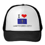 J'aime la VILLE Indiana de HARTFORD Casquettes De Camionneur