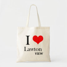 J'aime la vue de Lawton Sacs